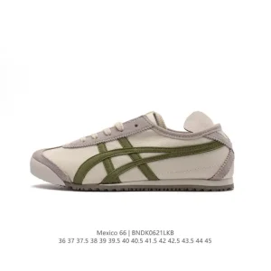 ASICS Onitsuka Tiger Mexico 66 Classic Leather Vintage Sneakers