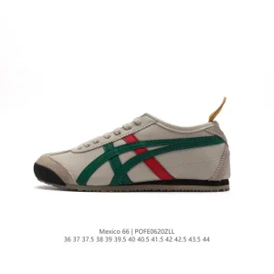 ASICS Onitsuka Tiger Mexico 66 Classic Leather Retro Sneakers