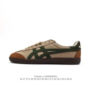 ASICS TOKUTEN Unisex Retro Running Sneaker Leather Low-Top Shoe
