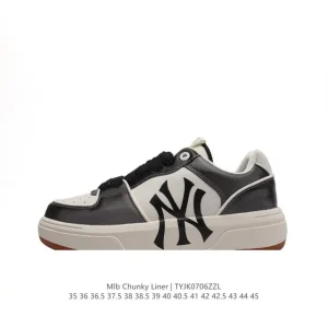 MLB Chunky Liner High Top Streetwear Sneakers with Reflective Details