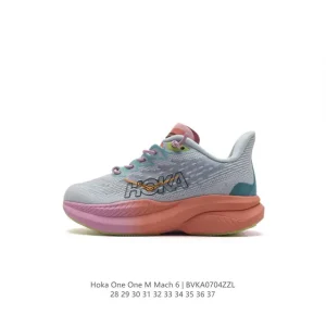HOKA Mach 6 Kids Running Shoe - Lightweight & Responsive