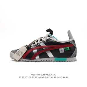 ASICS Onitsuka Tiger Mexico 66 Classic Leather Sneakers for Men and Women