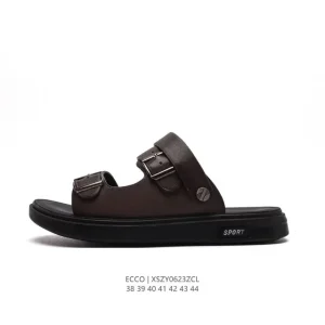 ECCO Men's Bari Sandals Breathable Lightweight Adjustable Beach Shoes