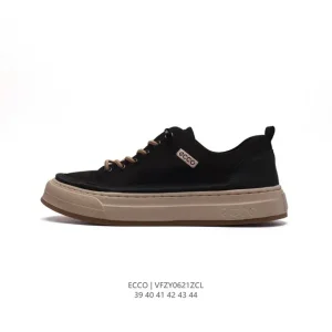 ECCO Men's Casual Sneakers with Thick Sole for Comfort and Style
