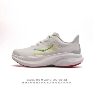 HOKA Mach 6 Lightweight Responsive Racing and Training Running Shoe