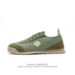 DESCENTE CHRON Series Vintage Canvas Unisex Sneakers