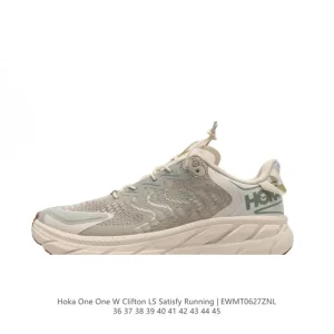 HOKA ONE ONE x SATISFY Clifton LS Running Shoe for Men and Women