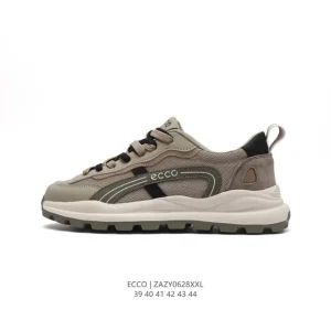ECCO Men's Casual Sneakers with Air Cushion and Breathable Design
