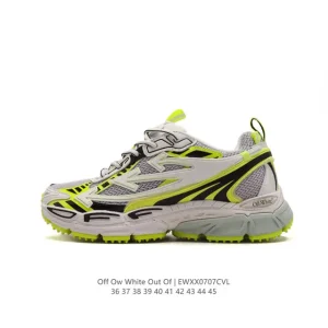Off-White Out Of Office Low-Top Leather Sneakers Vintage Style