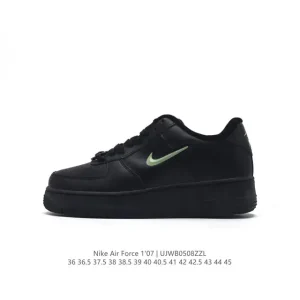 Nike Air Force 1 '07 Low White Leather Sneakers for Men and Women