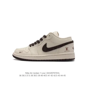 Jordan AJ1 Low LV Collaboration Retro Basketball Shoe