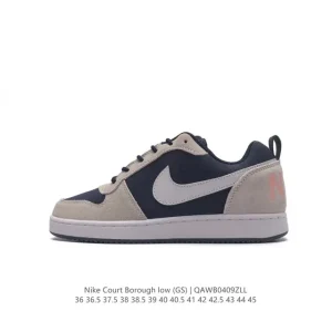 Nike Court Borough Low Men's and Women's Casual Sneakers with Leather Upper
