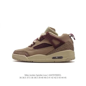 Jordan Spizike Low Houston Oilers Inspired Basketball Shoes with Elephant Print