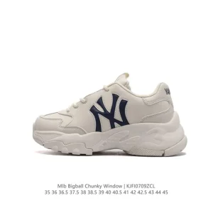 MLB Bigball Chunky Window Retro Yanks Unisex Thick Sole Sneakers