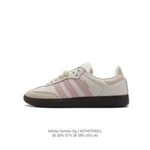 Adidas Originals Samba OG Shoes Classic White Leather Sneakers for Women