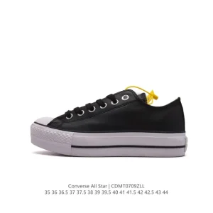 Converse One Star Platform Leather Low Top Shoes for Men and Women