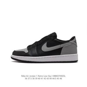 Jordan Air 1 Low Retro Classic Leather Basketball Shoes