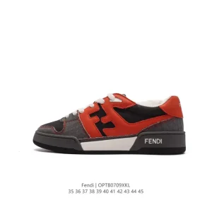 Fendi 2024 Spring Festival Retro Platform Sneakers for Men and Women