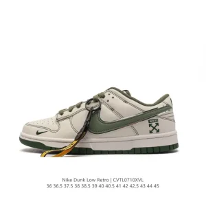 Nike Dunk Low Retro Vintage Basketball Sneakers for Men and Women