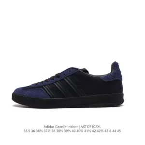 Adidas Originals Gazelle Indoor Retro Classic Sneakers with Gum Sole
