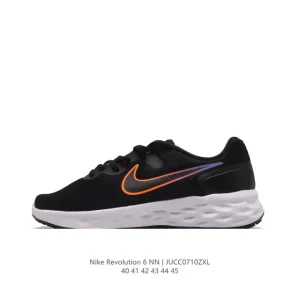 Nike Revolution 6 Men's Road Running Shoes - Breathable Mesh & Cushioned Sole