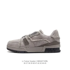 Louis Vuitton Trainer Sneaker Low Canvas Shoes Men Women Virgil Abloh