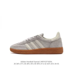 Adidas Handball Spezial Low-Cut Vintage Leather & Textile Sneakers