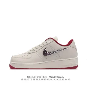 Nike Air Force 1 Low DC1160-100 White Leather Casual Sneakers