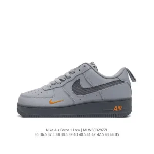 Nike Air Force 1 Low DC1160-100 White Leather Casual Sneakers