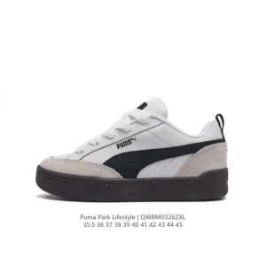 Puma Park Lifestyle OG Sneaker White Black Caramel
