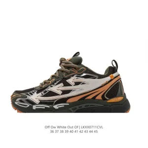 Off-White OOO Low Leather Sneakers Vintage Arrow Design