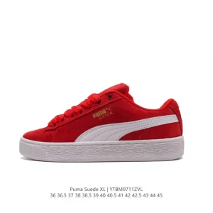 PUMA Suede XL Low Top Retro Lightweight Breathable Sneakers with Thick Sole