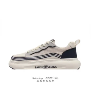 Balenciaga Men's Thick Sole Platform Sneakers