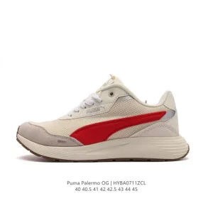 Puma Palermo Sakura Men's Training Shoes Thick Sole Retro Sneakers