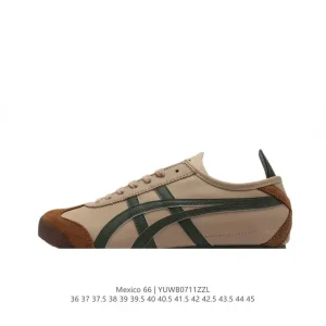 ASICS Onitsuka Tiger Mexico 66 Classic Vintage Leather Sneakers