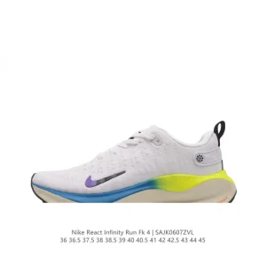 Nike Reactx Infinity Run 4 Men's Cushioned Road Running Shoes with Air Max