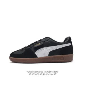 PUMA Palermo OG Army Trainer Vintage Leather Sneakers
