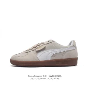 PUMA Palermo OG Army Trainer Vintage Leather Low Cut Unisex Sneakers