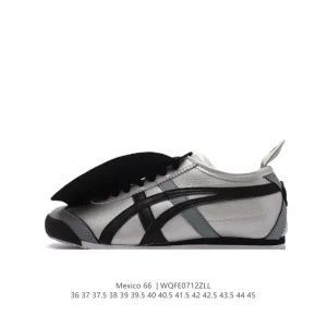 ASICS Onitsuka Tiger Mexico 66 Classic Leather Sneakers for Men and Women