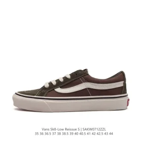 Vans Sk8-Low Reissue S Low-Top Canvas Skateboarding Shoes