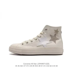 Converse All Star Lift High Top Unisex Thick Sole Canvas Shoes Vintage Style