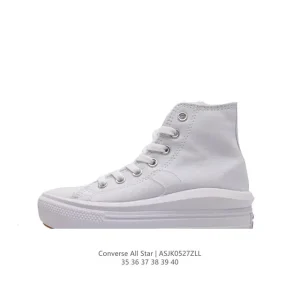Converse 100th Anniversary Japan Limited Thick Sole Platform High Top Canvas Shoes