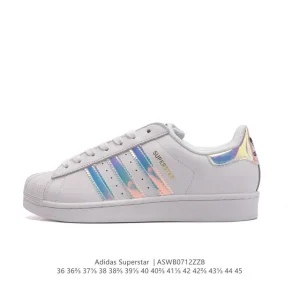 Adidas Superstar 82 Classic Shell Toe Leather Sneakers for Men and Women