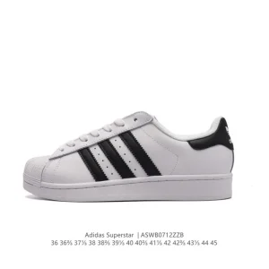 Adidas Superstar 82 Classic Shell Toe Leather Sneakers for Men and Women