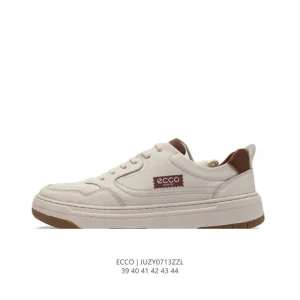 ECCO Men's Casual Sneakers with Thick Sole and Breathable Design