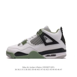 Jordan Air 4 Retro OG White Cement Men's Basketball Shoes