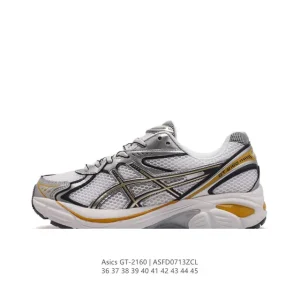 ASICS GT-2160 Gel Cushioning Retro Running Shoes Yellow Black Silver