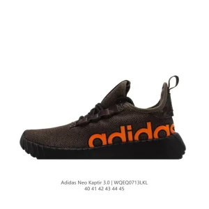 Adidas Kaptir 3.0 Men's Running Shoes Black Camo Logo