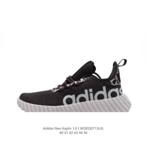 Adidas Kaptir 3.0 Men's Running Shoes Black Camo Logo