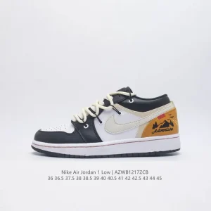 Jordan Air AJ1 Low Deconstructed Strap Retro Basketball Shoes